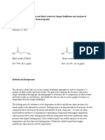 Separation of Ethyl Acetate and Butyl Acetate by Simple Distillation and Analysis of Fractions by Gas