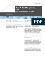 The Forrester Wave Data Management Platforms Q4 2015