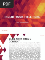 FieryMosaic PowerPoint Template