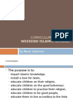 Curriculum For Weekend Islamic School by Munir Zahirovic