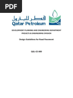 QGL-CE-009 Design Guidelines For Road Pavement