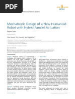 InTech-Mechatronic Design of A New Humanoid Robot With Hybrid Parallel Actuation PDF