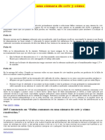 Fallas Comunes en Una Cámara de CCTV y Cómo Resolverlas