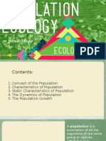 Population Ecology, Demecology