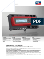 Sma Cluster Controller Small Data Sheet