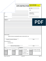 F-OPN-11-26 Site Instruction (Rev. 00)