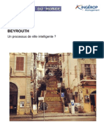 BEYROUTH, UN PROCESSUS DE VILLE INTELLIGENTE? Ambre Souada - Sandra Reverdi - Rapport de Mission UdM 2016