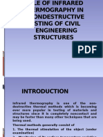 Role of Infrared Thermography in Nondestructive Testing of Civil Engineering Structures