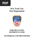 FDNY Forcible Entry Reference Guide: Techniques and Procedures