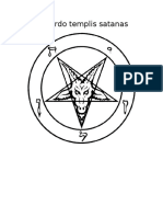 Ordo Templis Satanas Primer Grado