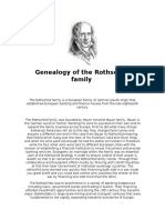 Genealogy of The Rothschild Family