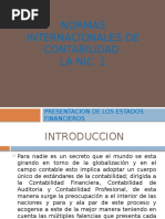 Comparacion Normas Internacionales de Contabilidad