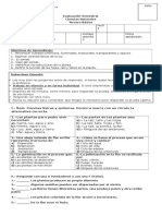 Prueba Las Plantas 3°