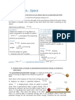 Physics Notes - Space: "The Weight of An Object Is The Force of Gravity Acting On It"