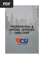 Professional Directory 2015