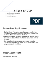 Applications of DSP