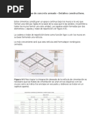 Zapatas Corridas de Concreto Armado