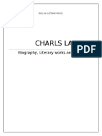 Charles Lamb Biography Literary Works An