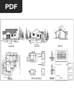 Front Elevation Side Elevation Section O - O: Eight Feet To An Inch