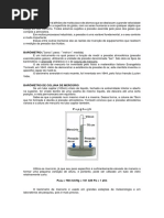 Seminário Barômetro e Manometro de Tubo em U Teoria PDF