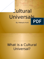 Cultural Universals