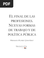 El Final de Las Profesiones Fernado Flores