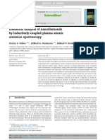 Elemental Analysis of Nanodiamonds by Inductively-Coupled Plasma Atomic Emission Spectros