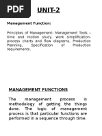 UNIT-2: Management Function