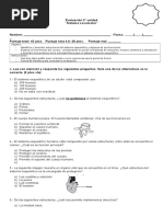 Evaluación Sistema Locomotor