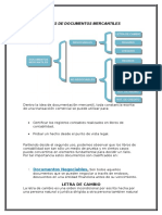 Clases de Documentos Mercantiles