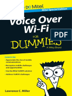 Voice Over Wi-Fi For Dummies Mitel Special Edition