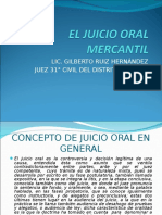 Curso El Juicio Oral Mercantil