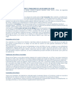 Costumbres y Tradiciones de Las Regiones Del Perú