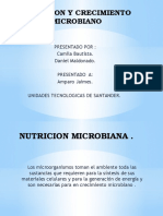 Nutricion y Crecimiento Microbiano