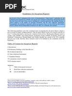 UNODC-IEU Inception Report Guidelines