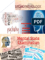 SEM 1 - Psychopathology in Common Psychiatric Disorders