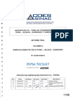 Subestaciones en 220 KV - Puno - Juliaca - Azángaro