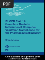 21 CFR Part 11 Complete Guide To International Computer Validation Compliance PDF