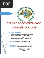 Informe de Paneles Solares