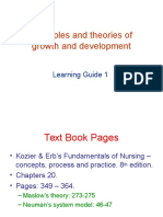 Principles and Theories of Growth and Development: Learning Guide 1