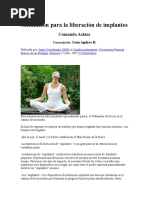 Meditación para La Liberación de Implantes - 10pgs.