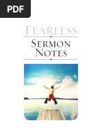 Fearless Sermon Notes