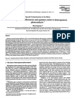 Relative Photonic Efficiencies and Quantum Yields in Heterogeneous Photocatalysis