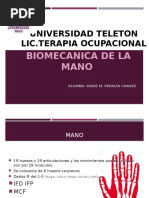 Biomecanica de La Mano