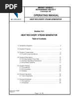 Heat Recovery Steam Generator Operation Manual