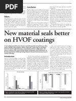 New Material Seals Better On HVOF Coatings