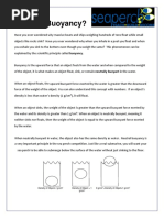 Buoyancy For Hs PDF