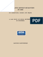 Sartono Kartodirdjo (Auth.) - The Peasants' Revolt of Banten in 1888 - Its Conditions, Course and Sequel - A Case Study of Social Movements in Indonesia-Springer Netherlands (1966)