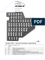 VW Golf Mk5 - Fuse Box