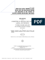 Senate Hearing, 111TH Congress - Learning From The States: Individual State Experiences With The Healthcare Reform Coverage Initiatives in The Context of National Reform (Roundtable Discussion)